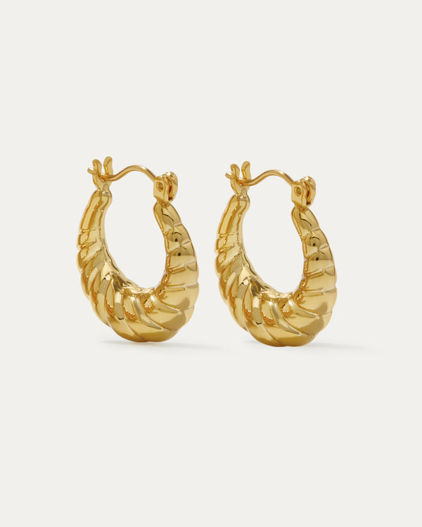 Croissant Hoop Earrings Mini